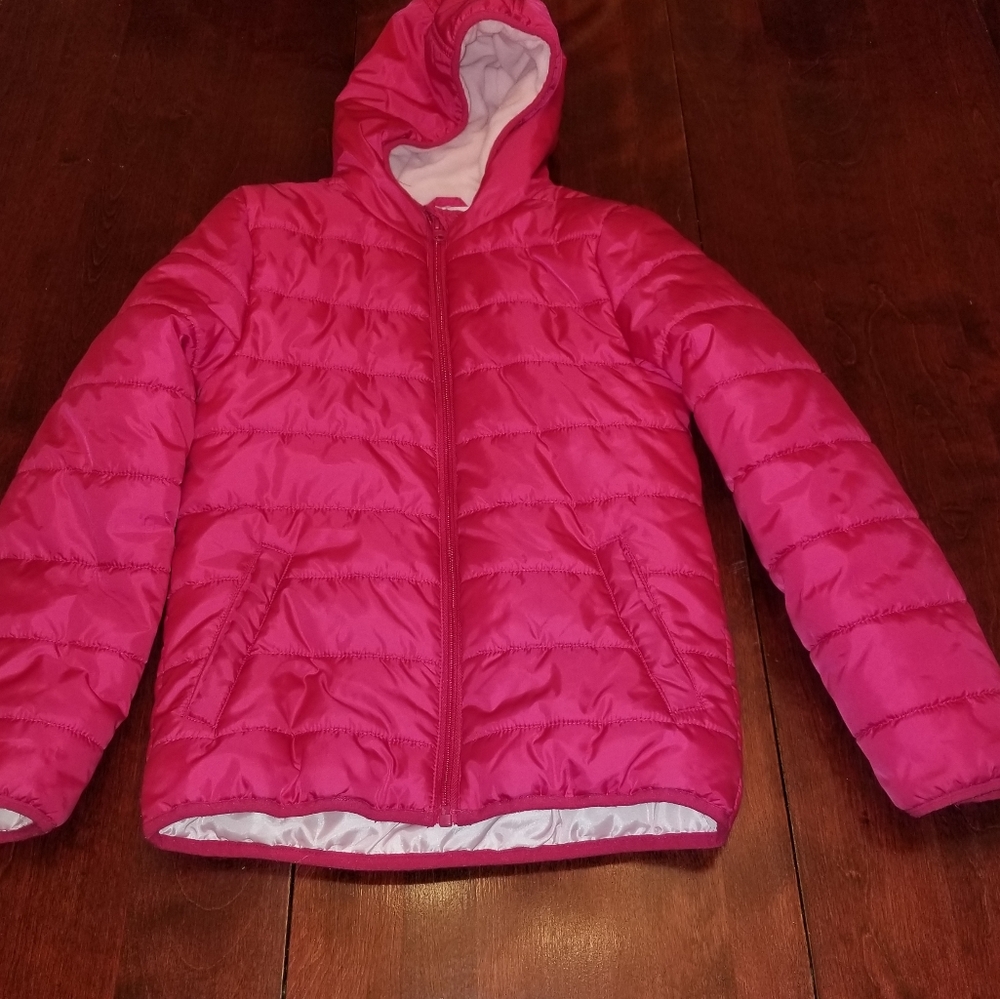 Cat & Jack Pink Puffer Coat.